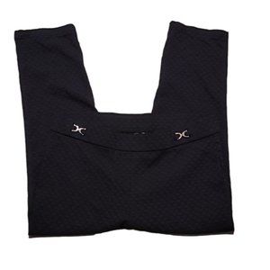 RAFAELLA  dark navy blue printed pants size 16